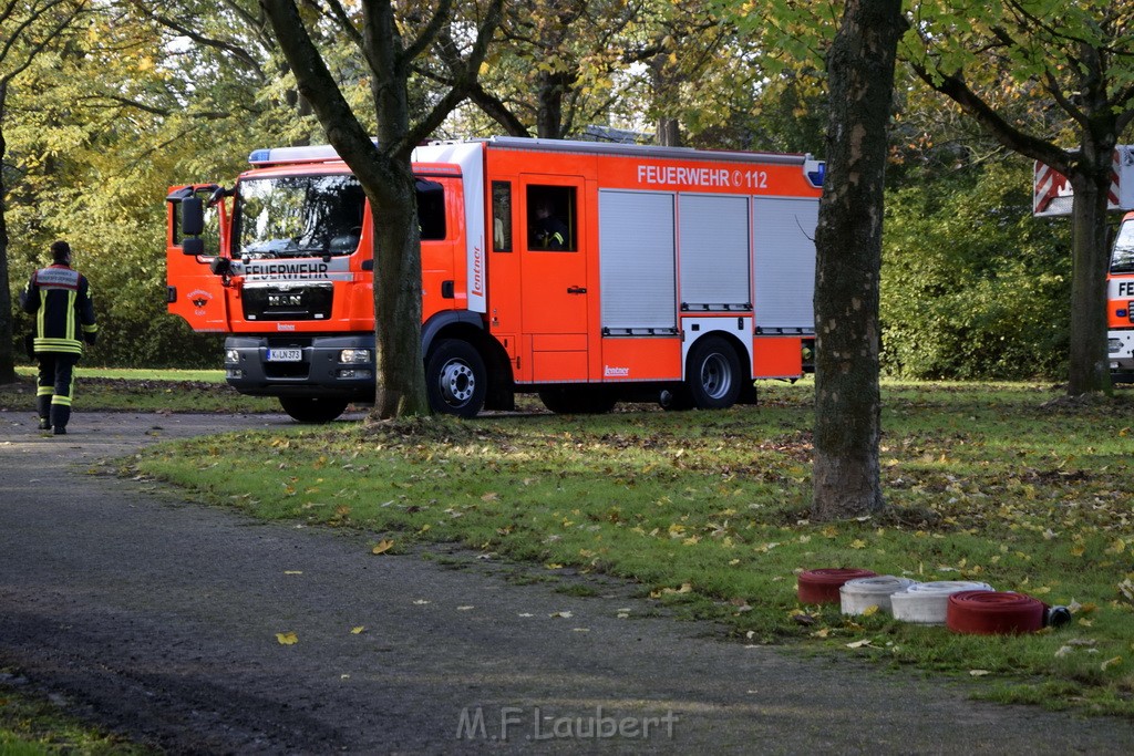 Feuer 1 brannten 3 Lauben Koeln Fuehlingen Kriegerhofstr P146.JPG - Miklos Laubert